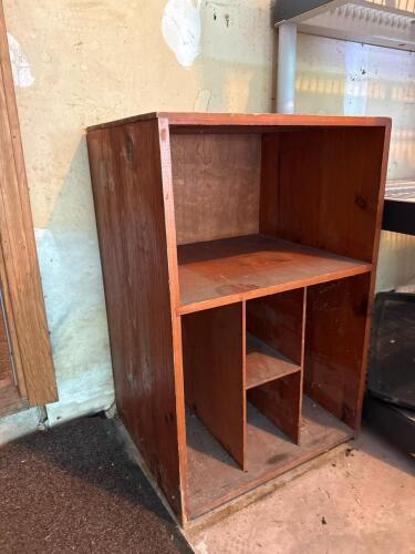 Compact Wooden Storage Cabinet
