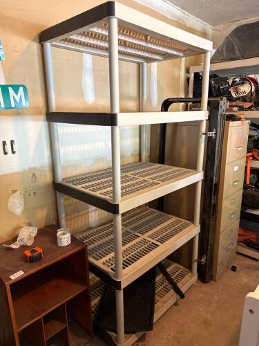 Plastic Ventilated Storage Shelving Unit