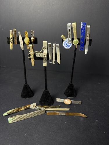 Vintage Tie Clip Lot ~Including Swank