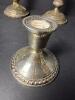 Set of 3 Duchin/Grason Weighted Sterling Silver Candlestick Holders, 982 Grams - 2