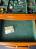 Wooden Jewelry Armoire with Mirror, Drawer Dividers, and Assorted Costume Jewelry - 7