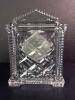 Small Elegant Waterford Crystal Desk Clock &ndash; Quartz Movement, Cut Crystal Design, & Gold-Tone Accents - 3