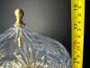 Gorgeous WATERFORD Crystal & Brass 19" Desk Lamp - 6