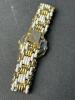 VERY SMALL Classic Women&rsquo;s Quartz Watch With Gold & White Bracelet - 3