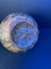 Italian Globe-Shaped Leather Map Decanter with Stopper - 6