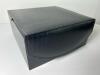 Joy Mangano Precious Pockets Black Crocodile Faux Leather Velvet Jewelry Box Organizer - 6