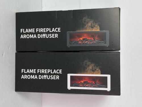Two Flame Fireplace Aroma Diffuser & Humidifiers