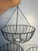 Set of 3 Metal Wire Hanging Basket Planters W/ Chaine - 2