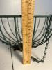 Set of 3 Metal Wire Hanging Basket Planters W/ Chaine - 6