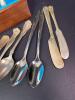 Wm. Rogers Mfg. Co. Ornate Silver Plate Flatware Set With Case & Other Mismatched Utensils - 3