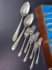 Wm. Rogers Mfg. Co. Ornate Silver Plate Flatware Set With Case & Other Mismatched Utensils - 9