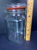 Set of 3 Fidenza & Ravenhead Glass Clamp Lid Storage Jars - 2