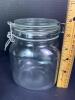 Set of 3 Fidenza & Ravenhead Glass Clamp Lid Storage Jars - 6
