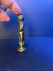 Very Small Cast Metal Figurine with Threaded Base - 2