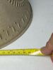 Punched Tin Metal Lamp Shade with Sunburst Design - 4
