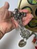 Sterling Silver Spoon 24.4g, Souvenir Maine Pinecone Tray and Novelty Cocktail Picks - 2