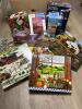 Assorted Jigsaw Puzzle Lot Featuring Folk Art Scenes, 3D and More