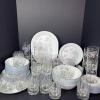 HUGE Corelle by Corning 126 Piece Floral Dinnerware Set - 2