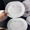HUGE Corelle by Corning 126 Piece Floral Dinnerware Set - 4