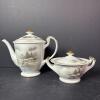 Kutani China Hand-Painted Porcelain Dinnerware Set with Landscape Design - 18