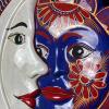 Hand-Painted Ceramic Sun and Moon Wall Plaque - 3