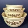 Pfaltzgraff Folk Art Stoneware Mixing Bowls Set