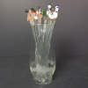 Handcrafted Glass Drink Stirrers With Holiday & Animal Tops