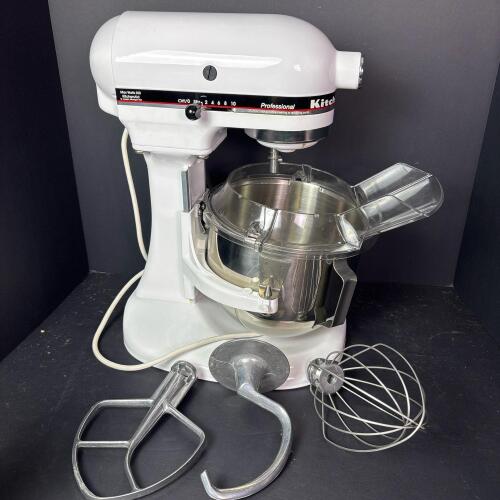 White KitchenAid Professional Stand Mixer