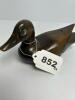 Mallard-Style Hand-Carved Wooden Duck Decoy Figurine - 7