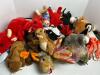 Large Lot of Ty Beanie Babies Plush Toys - Various Sizes - 6