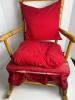 Child&rsquo;s Wooden Rocking Chair, With Red Cushions &Classic Spindle Design - 2