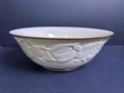 Lenox Fruits of Life Embossed Porcelain Bowl
