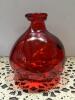 Mid-20th Century Deep Ruby Red Hand Blown Glass Vase - 2