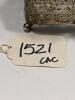 Antique Pressed Glass Pickle Castor with Ornate Silverplate Frame & Original Fork - 7