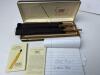 Cross Classic Century 14KT Gold Filled Pen & Pencil Engraved Set with Original Box