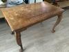 Hand-Inlaid Moorish Style Wooden Table With Curved Legs