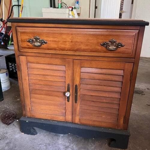 Cabinet with Shutter Doors and Drawer (Pick Up in Hampton, NH)