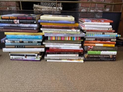 Large Gourmet Cookbook Collection #3 &ndash; 48 Books