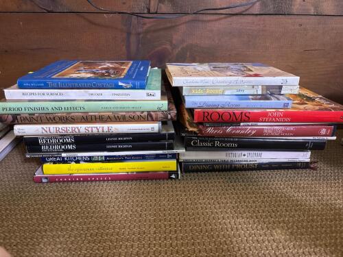 Lot of 23 Interior Design & Home D&eacute;cor Books
