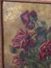 14" x 17" Antique Framed Floral Oil Painting on Canvas - 2