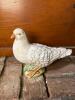 Glazed Ceramic Pigeon/Dove Figurine