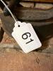 Antiqu Iron Sad Iron with Wooden Handle - 4