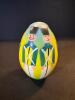 Painted Wooden Nesting Egg with Miniature Toy Soldiers - 3