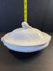 Ceramic/Porcelain Lidded Tureen with Sculptural Handles and Crackle Glaze - 3