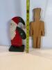 Wooden Christmas Figurines - 2