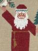 Small Framed Stitched Santa Cross Stitch Art, Set of 2 - 4
