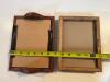 Small Framed Stitched Santa Cross Stitch Art, Set of 2 - 7