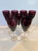 Burgundy Wine Glasses