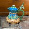 House of Hatten Ceramic Teapot by Peggy Fairfax Herrick - Frog and Water Lily Design