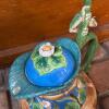 House of Hatten Ceramic Teapot by Peggy Fairfax Herrick - Frog and Water Lily Design - 7